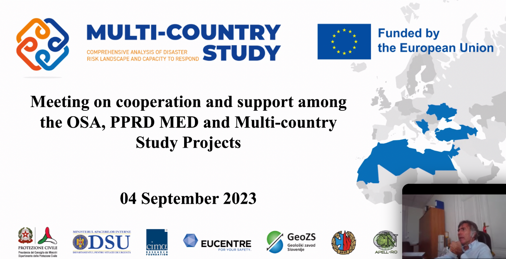 4 September 2023 - Cooperation meeting: OSA, PPRD Med and Multi-country Study Projects